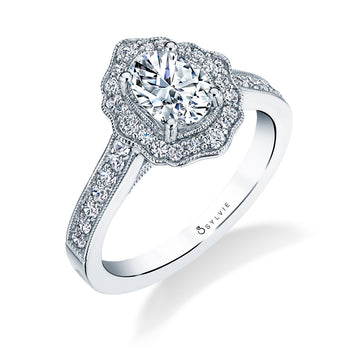 Sylvie Collection Engagement Ring